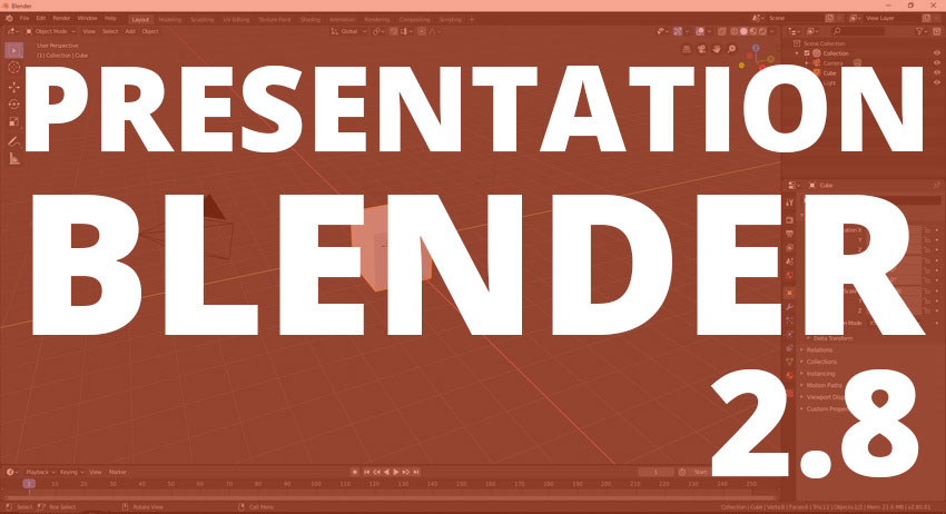 Blender 2.80 Le logiciel libre et gratuit de modélisation 3D a de quoi en surprendre plus d’un !